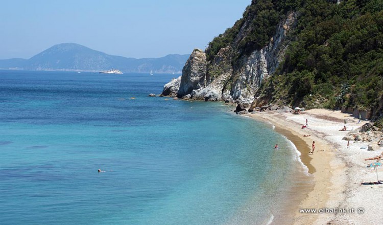 Spiaggia Di Seccione Prunini A Portoferraio Isola Delba